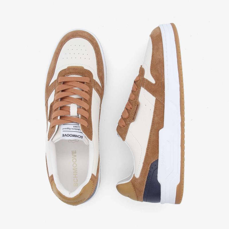 BROOKLYN PREPPY M - NAPPA/SUEDE - BEIGE/CAMEL